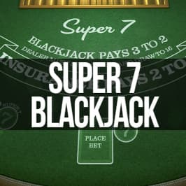 Super 7 Blackjack Game Logo
