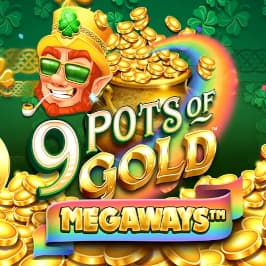 9 Pots of Gold Megaways Game Logo