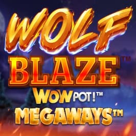 Wolf Blaze WOWPOT! Megaways Game Logo