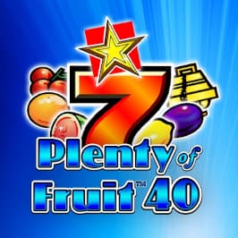 Plenty of Fruit 40 Game Logo