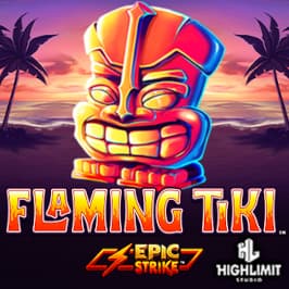 Flaming Tiki Game Logo