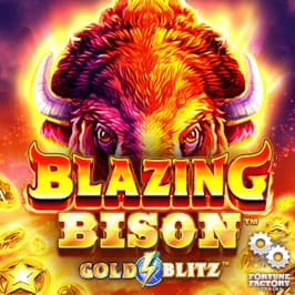 Blazing Bison Gold Blitz Game Logo