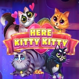 Here Kitty Kitty Game Logo