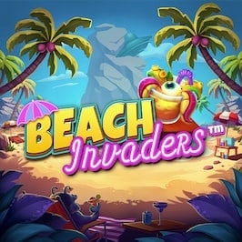 Beach Invaders Game Logo
