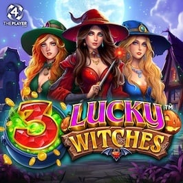 3 Lucky Witches Game Logo