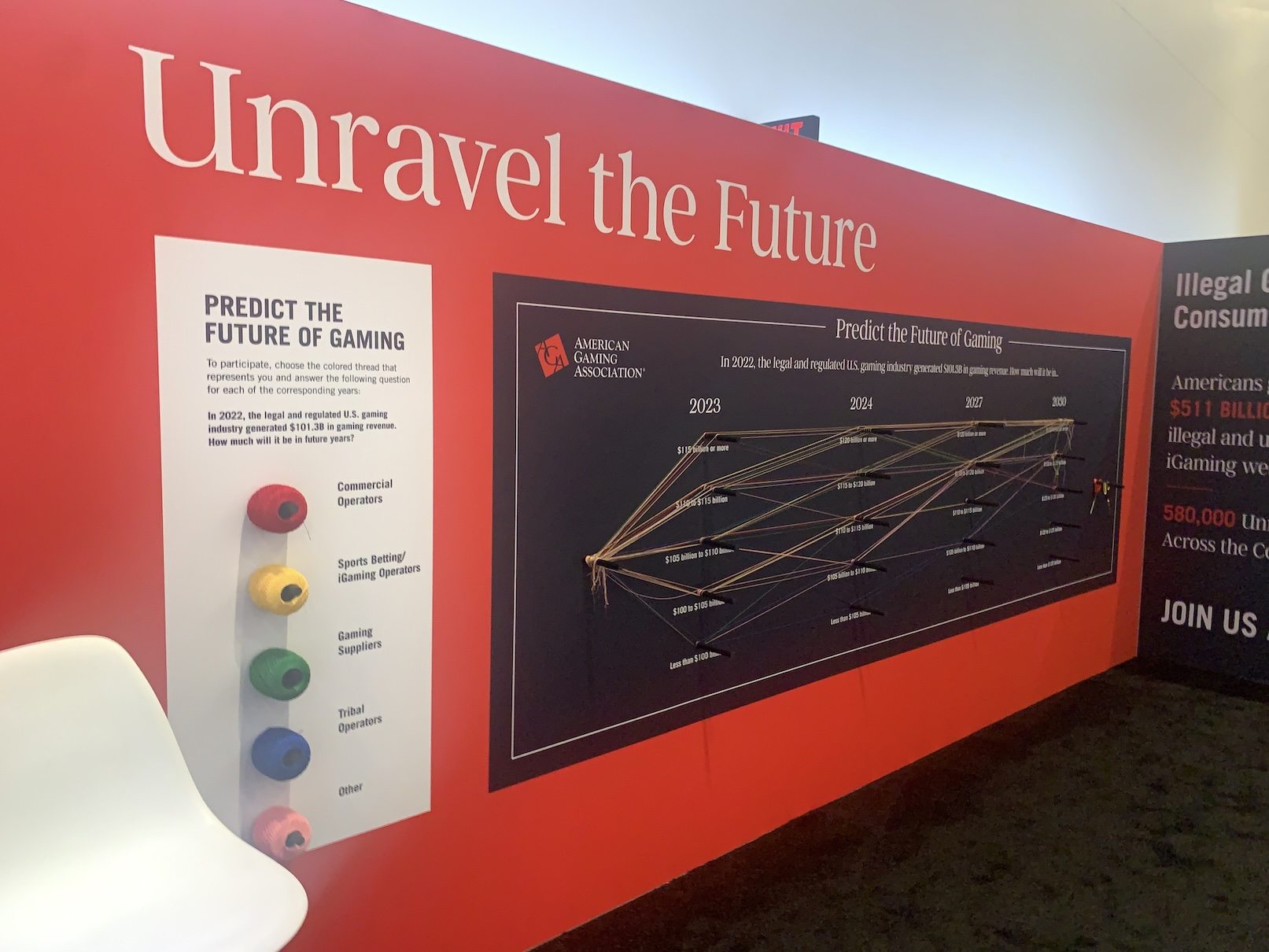 G2E display on illegal gambling