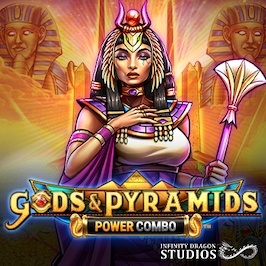 Gods & Pyramids Power Combo Game Logo