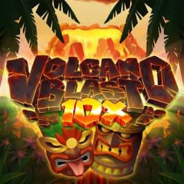 Volcano Blast 10x Game Logo