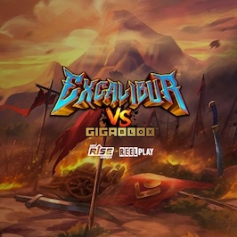 Excalibur VS GigaBlox Game Logo