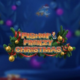 Fishin’ Frenzy Christmas Game Logo