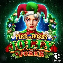 Fire and Roses Jolly Joker Game Logo
