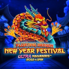 Floating Dragon New Year Festival Ultra Megaways Hold & Spin Game Logo