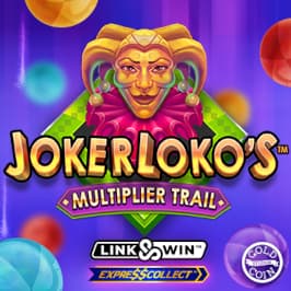 Joker Loko's Multiplier Trail Game Logo