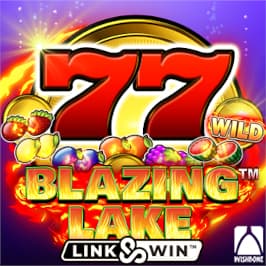 Blazing Lake Link &amp; Win Game Logo