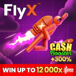 FlyX Cash Booster Game Logo