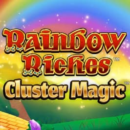 Rainbow Riches Cluster Magic Game Logo