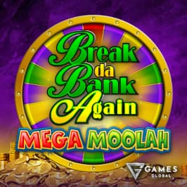 Break Da Bank Again Mega Moolah Game Logo