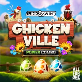 Chickenville POWER COMBO Game Logo