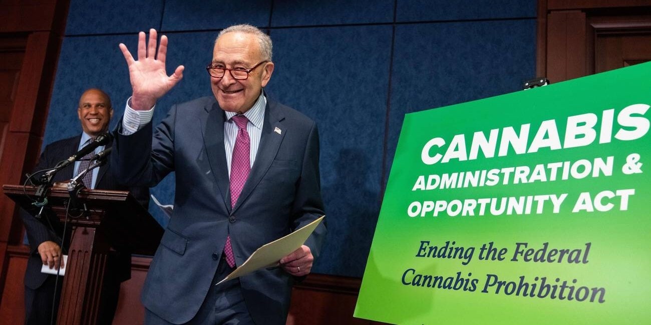 Chuck Schumer and Cory Booker Cannabis bill