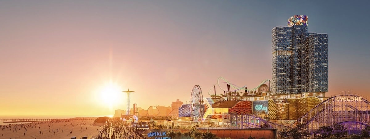 Coney Island New York casino rendering