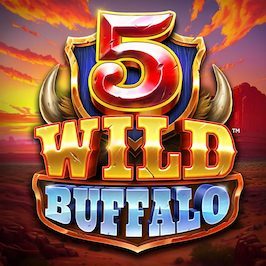5 Wild Buffalo Game Logo