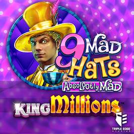 9 Mad Hats King Millions Game Logo