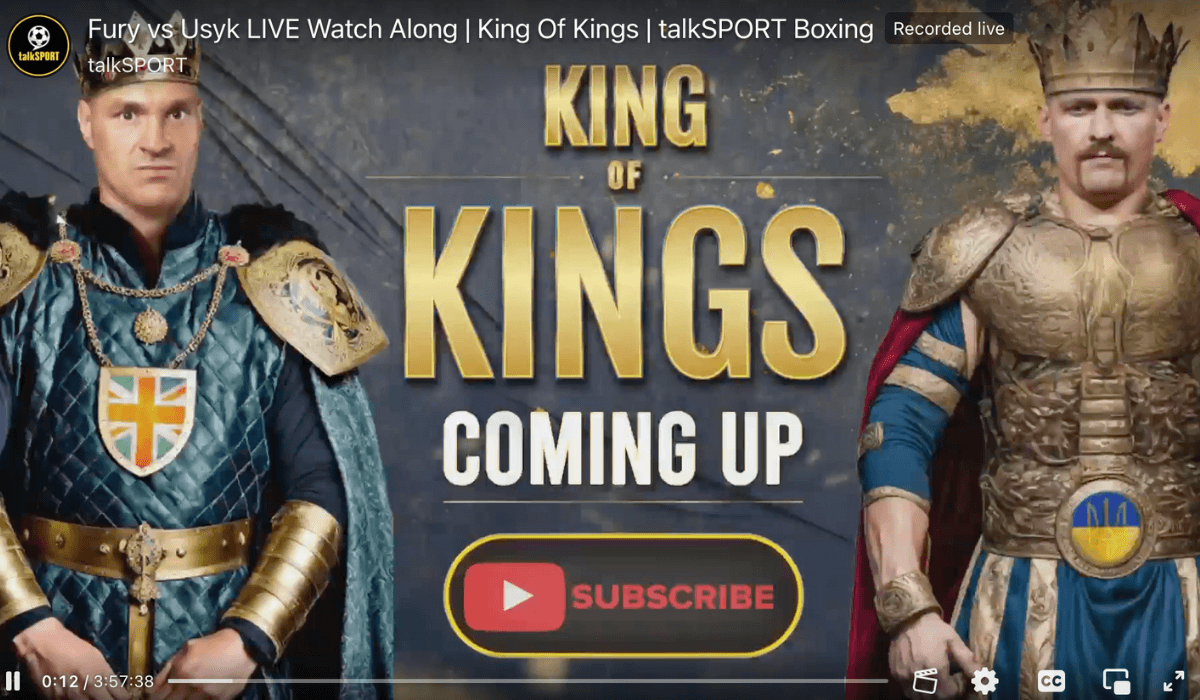 Talk Sport stream screengrab