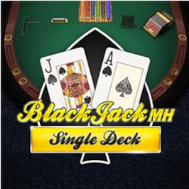 Single Deck Blackjack Game Logo