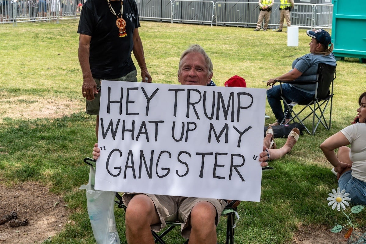 trump rally vegas gangster