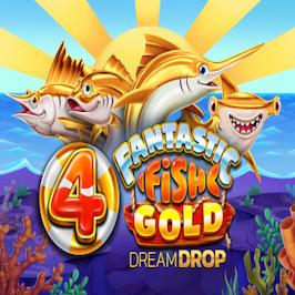 4 Fantastic Fish Gold Dream Drop Game Logo
