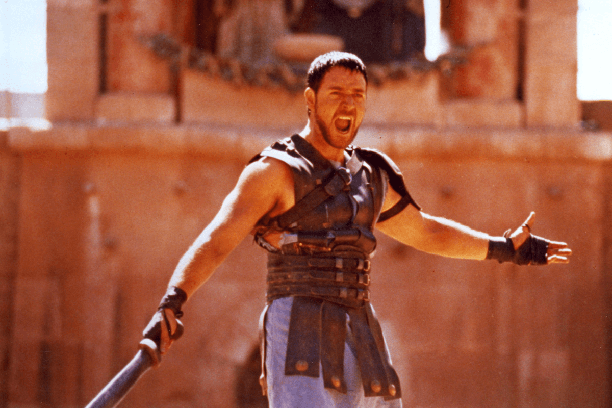 russell crowe as gladiator