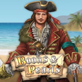 Books &amp; Pearls Game Logo