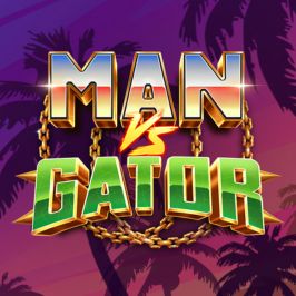 Man vs Gator Game Logo
