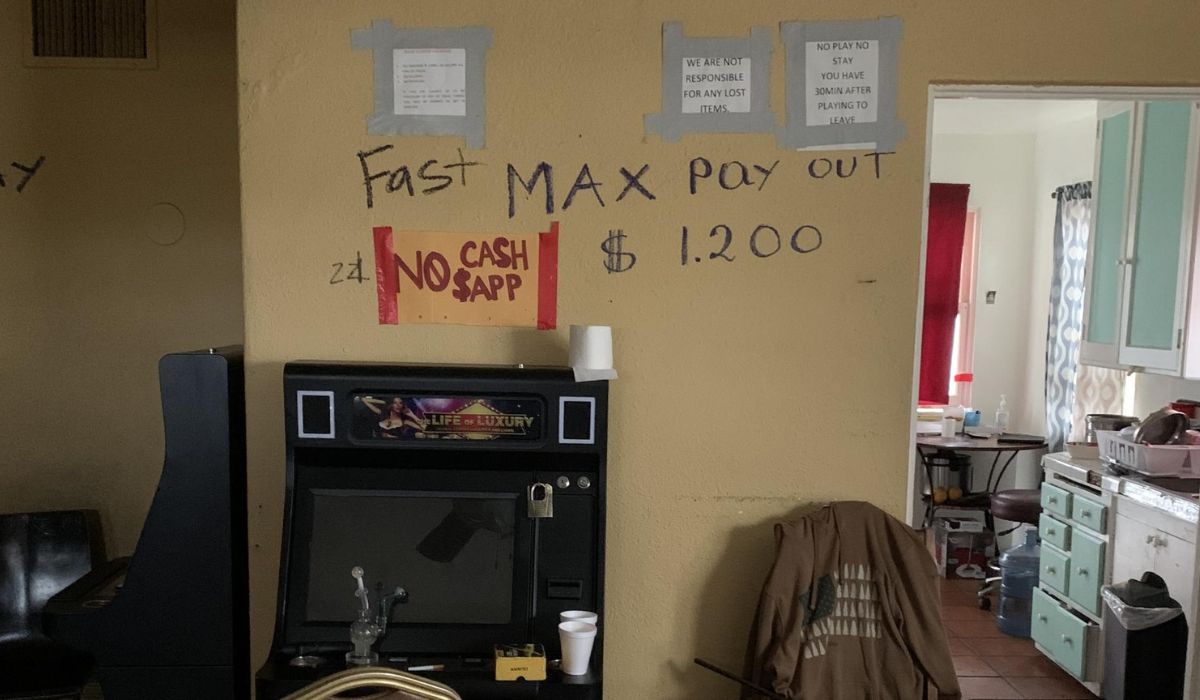 gambling den in Kensington