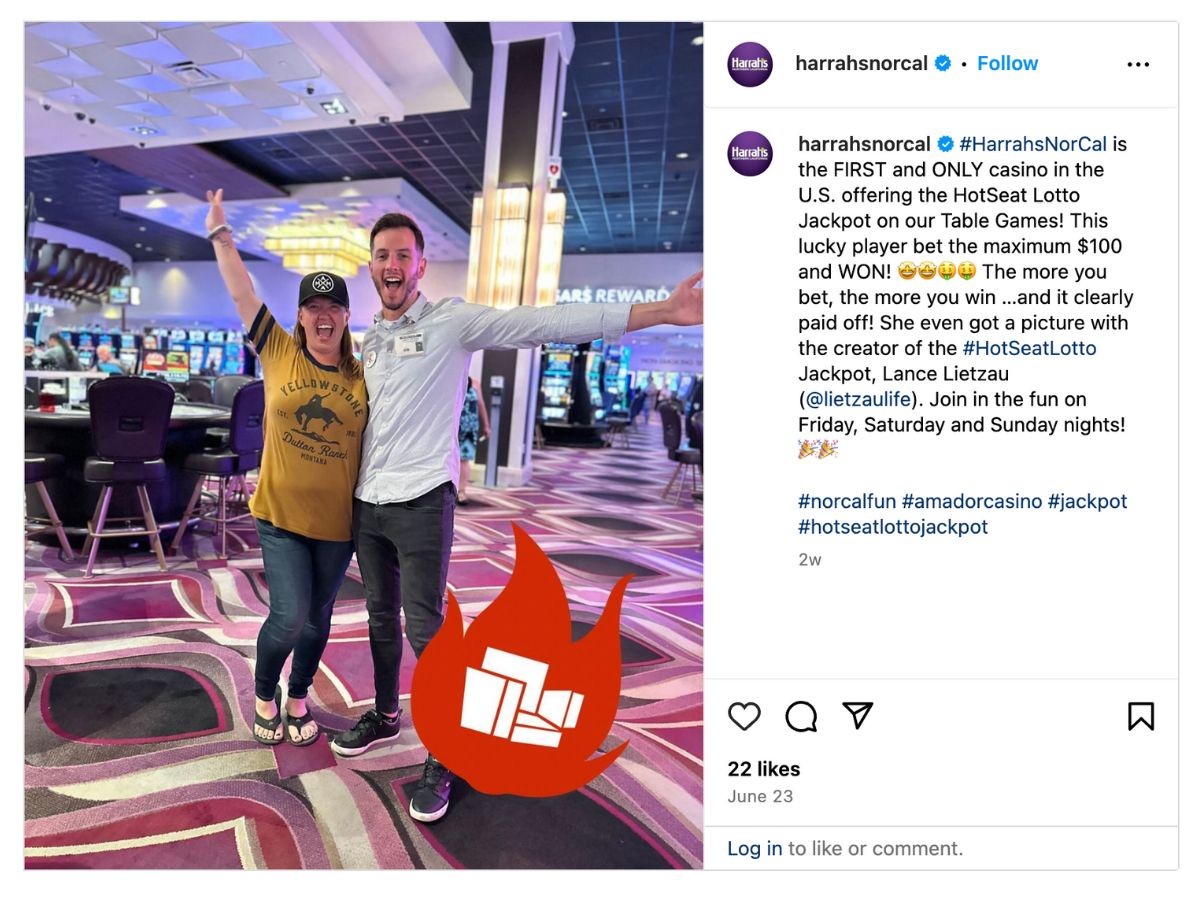 Amador County Casino with HotSeat Jackpot