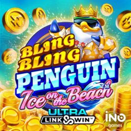 Bling Bling Penguin: Ice On The Beach Game Logo