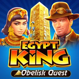 Egypt King Obelisk Quest Game Logo