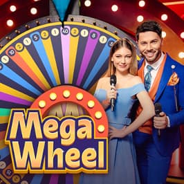 Mega Wheel Game Logo