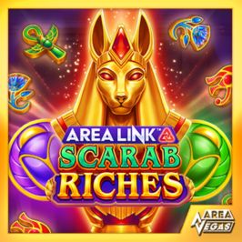 Area Link Scarab Riches Game Logo