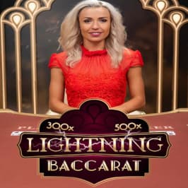 Lightning Baccarat Game Logo