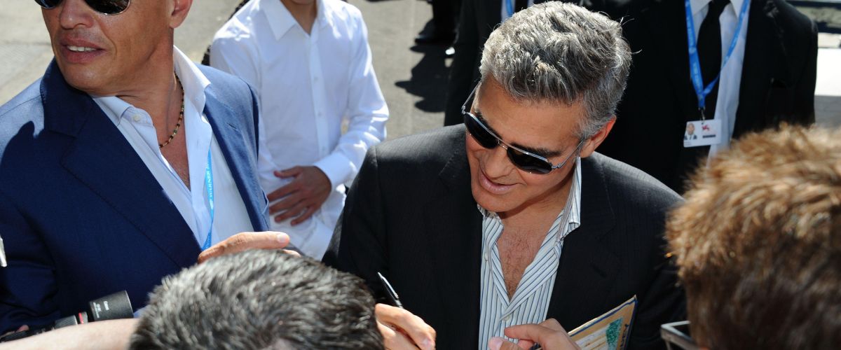 George Clooney al Festival del Cinema di Venezia