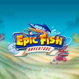 Epic Fish Adventure Game Logo