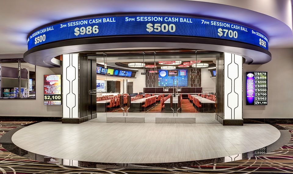 Palace station bingo room