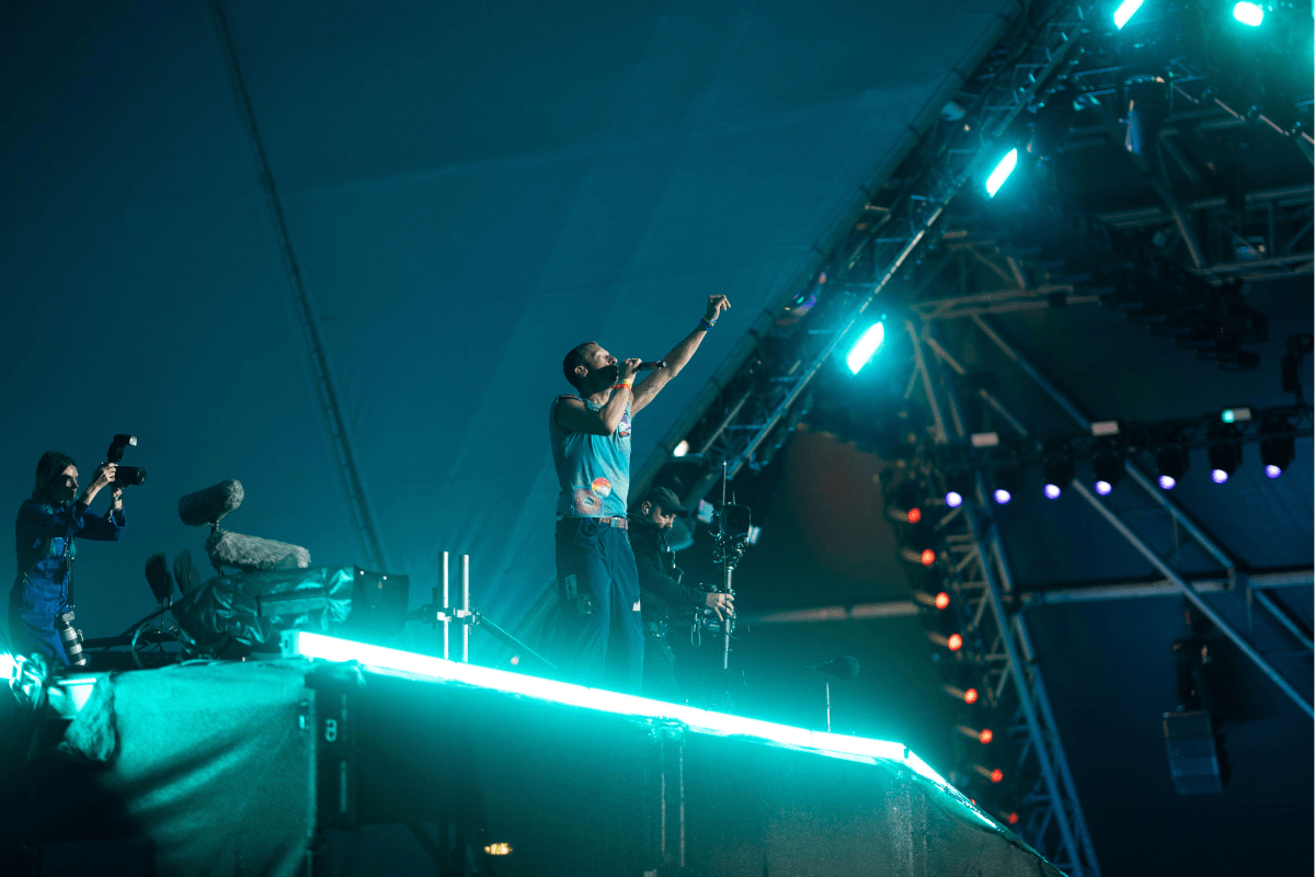 Coldplay at Glastonbury Festival