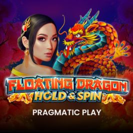 Floating Dragon Hold & Spin Game Logo