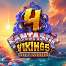 4 Fantastic Vikings Go Fishing Game Logo