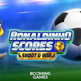 Ronaldinho Scores Shoot &amp; Win Game Logo