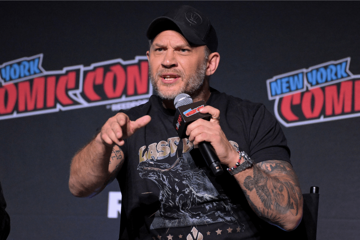 Tom Hardy at New York Comic Con