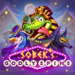Sobek's Godly Spins Game Logo