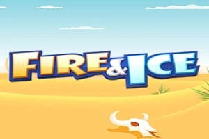 Fire &amp; Ice by Jackpot Software Game Logo